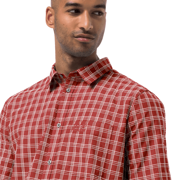 Mexican Pepper Checks Origin Jack Wolfskin Warmwaterbronnenoverhemd Voor Heren