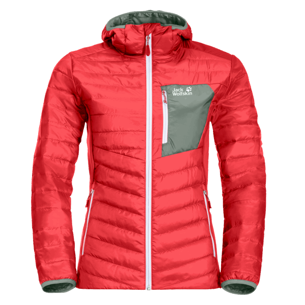 Fashion Tulp Rood Routeburn Damesjack Jack Wolfskin