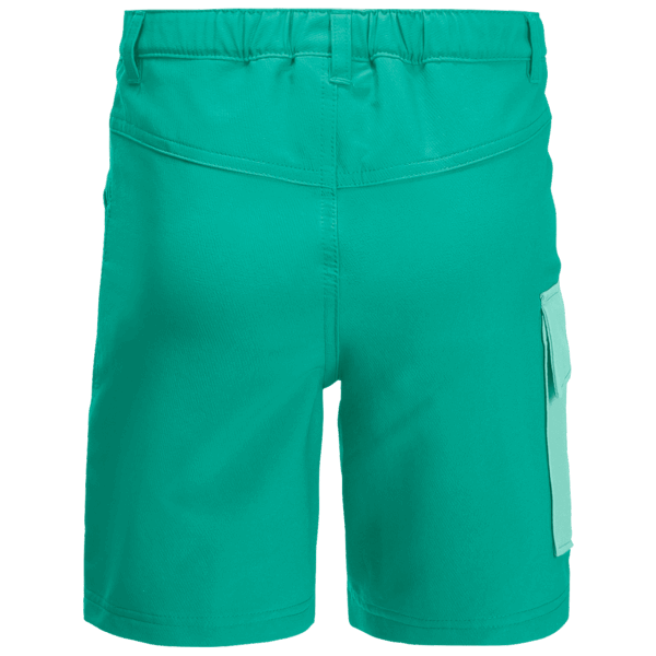Actieve Short Voor Kinderen Van Het Merk Jack Wolfskin Deep Mint