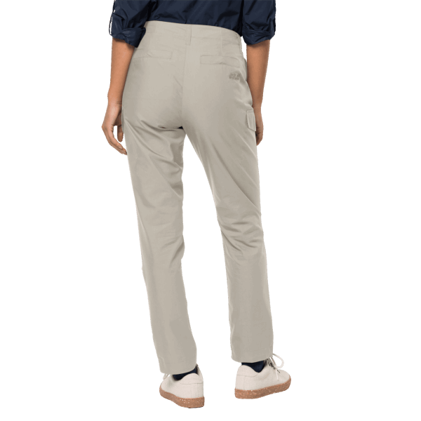 Jack Wolfskin Stoffige Grijze Dames Tripbroek Aan Het Meer Origine