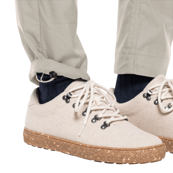 Jack Wolfskin Stoffige Grijze Dames Tripbroek Aan Het Meer Origine
