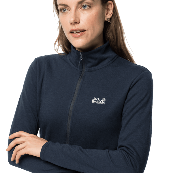 Jack Wolfskin Nieuwe Jwp-tussenlaag Voor Dames Nachtblauw