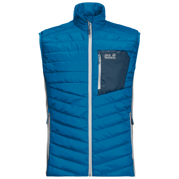 Jack Wolfskin Blauw Pacific Origins Routeburn Vest Voor Heren