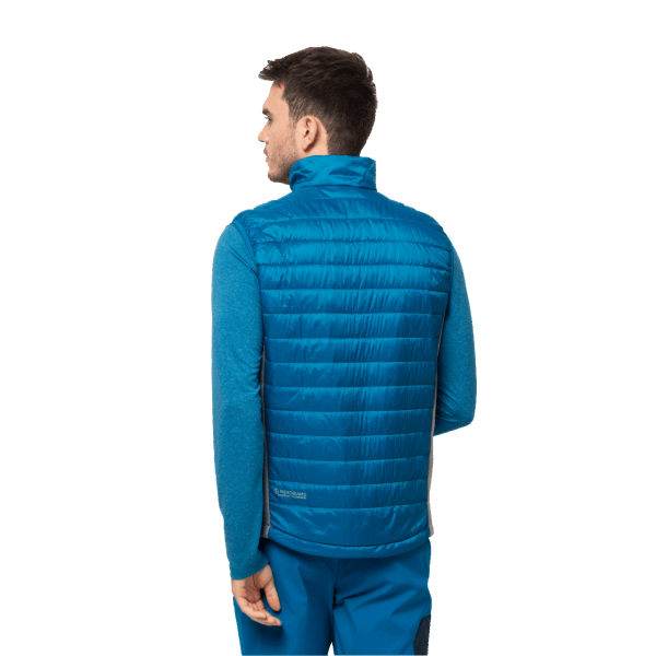 Jack Wolfskin Blauw Pacific Origins Routeburn Vest Voor Heren
