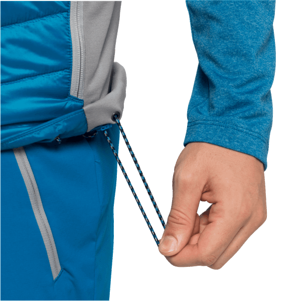 Jack Wolfskin Blauw Pacific Origins Routeburn Vest Voor Heren