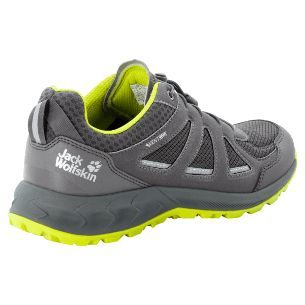 Grijs-limoen Herenjack Wolfskin Met 2 Ventilatieopeningen En Lage Collectie