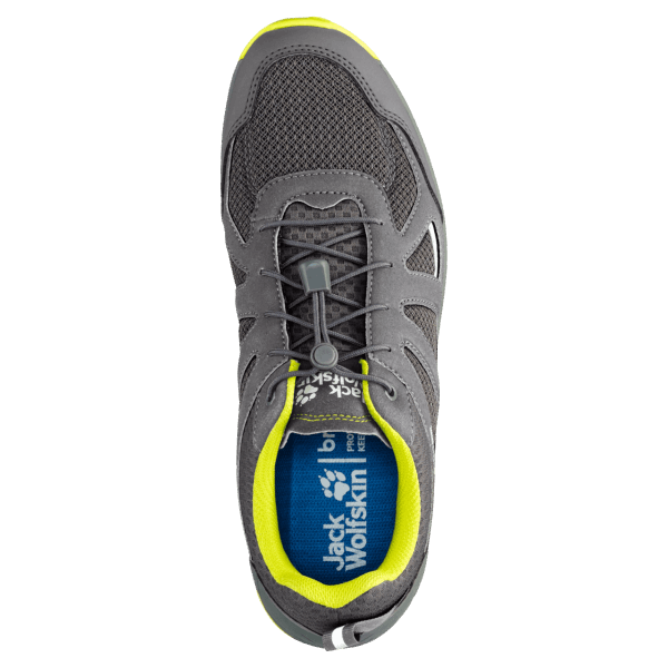 Grijs-limoen Herenjack Wolfskin Met 2 Ventilatieopeningen En Lage Collectie