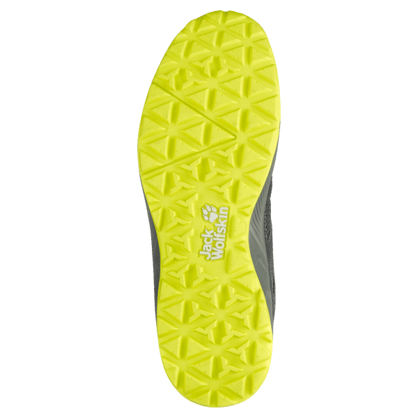 Grijs-limoen Herenjack Wolfskin Met 2 Ventilatieopeningen En Lage Collectie