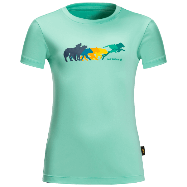 Jack Wolfskin Collecties Opaal Springende Wolf Voor Kinderen T
