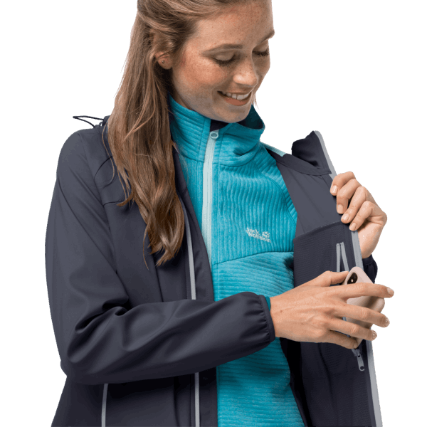 Dames Eagle Peak Ii Softshell Grafiet Jack Wolfskin Merken