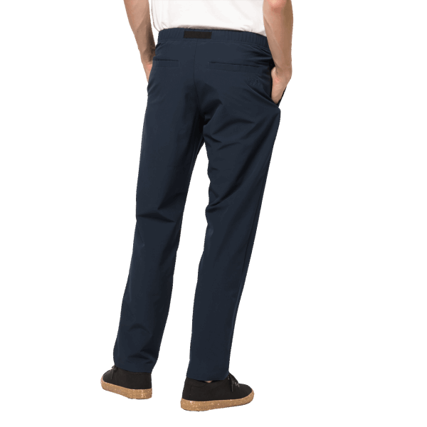 Heren Zomer Lifestyle Broek Best Night Blue Jack Wolfskin