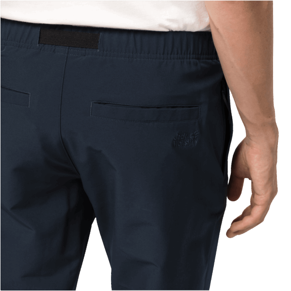 Heren Zomer Lifestyle Broek Best Night Blue Jack Wolfskin