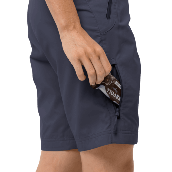 Active Trainingsshort Voor Dames, Grafiet, Jack Wolfskin Best