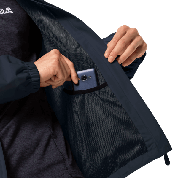 Heren Stormy Point Jack Nachtblauw Nieuw Jack Wolfskin