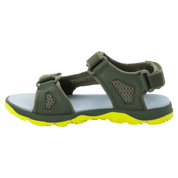 Taraco Strandsandaal Voor Kinderen Warm Kaki-limoen Jack Wolfskin