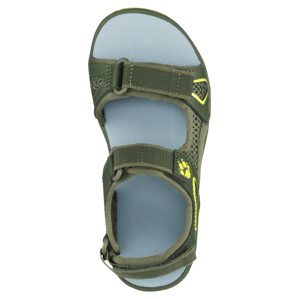 Taraco Strandsandaal Voor Kinderen Warm Kaki-limoen Jack Wolfskin