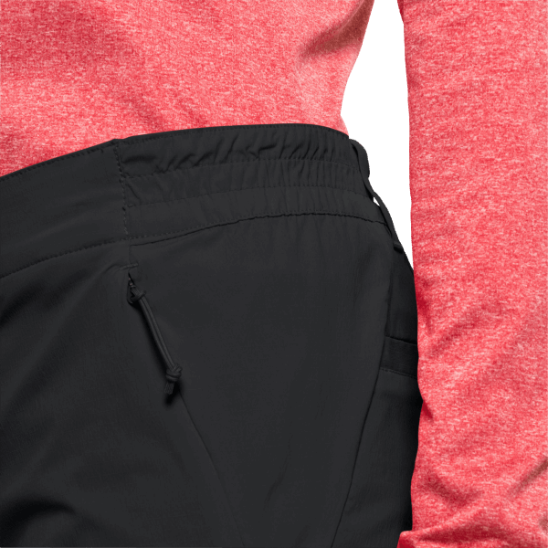 Dames Peak Short Black Jack Wolfskin Nieuw