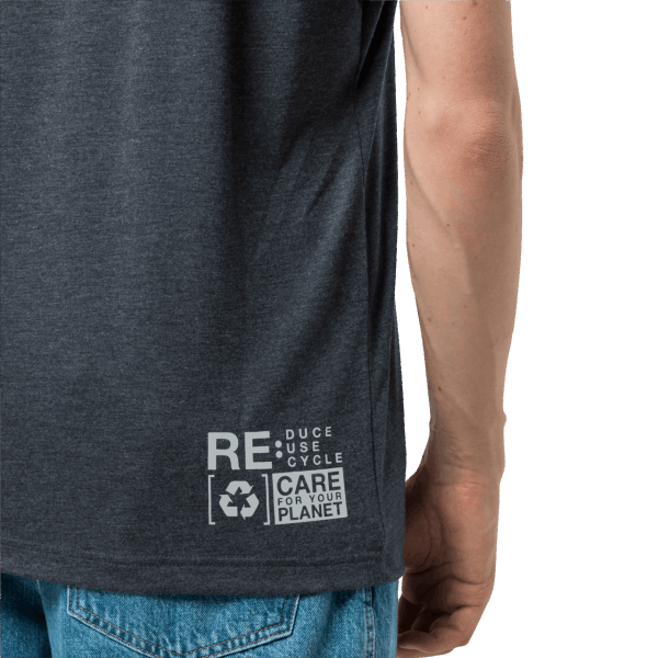 Donker Leisteen Jack Wolfskin Heren Nature Relief T Hot