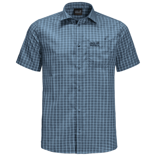 Jack Wolfskin Night Blue Checks Brands El Dorado Herenoverhemd