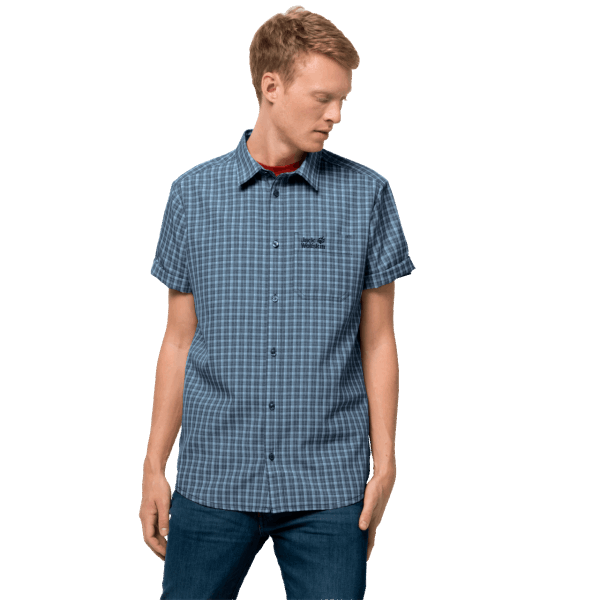 Jack Wolfskin Night Blue Checks Brands El Dorado Herenoverhemd