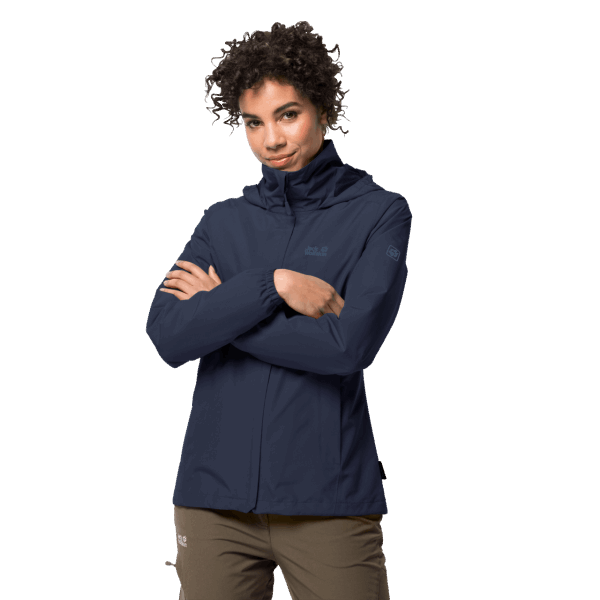 Jack Wolfskin Nachtblauw Origineel Stormy Point Damesjack