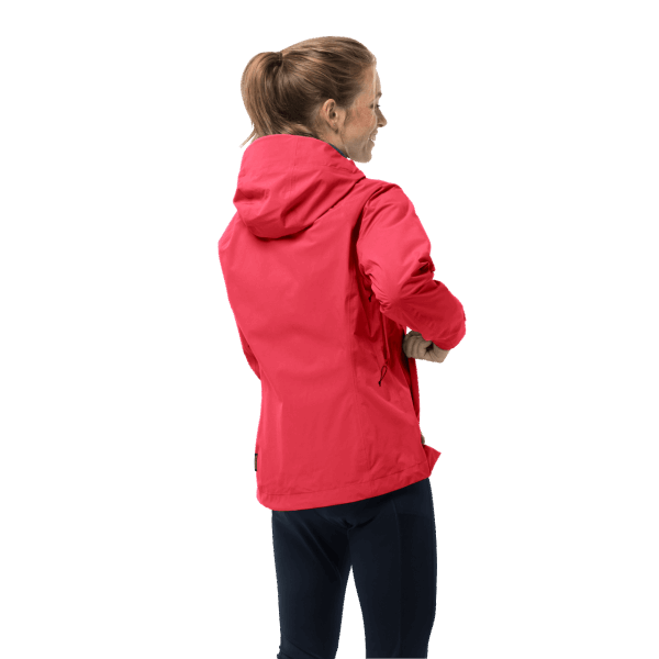 Damesjack Met Hoogste Piek Originele Tulp Rode Jack Wolfskin