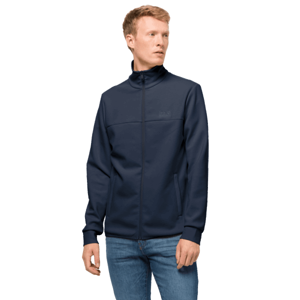 Nachtblauw Jack Wolfskin Merk New Haven Herenjack
