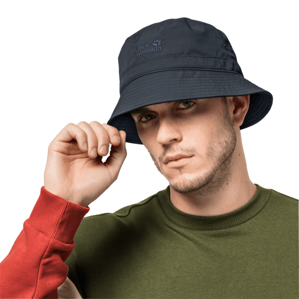Jack Wolfskin Night Blue Lightsome Bucket Hat Origins