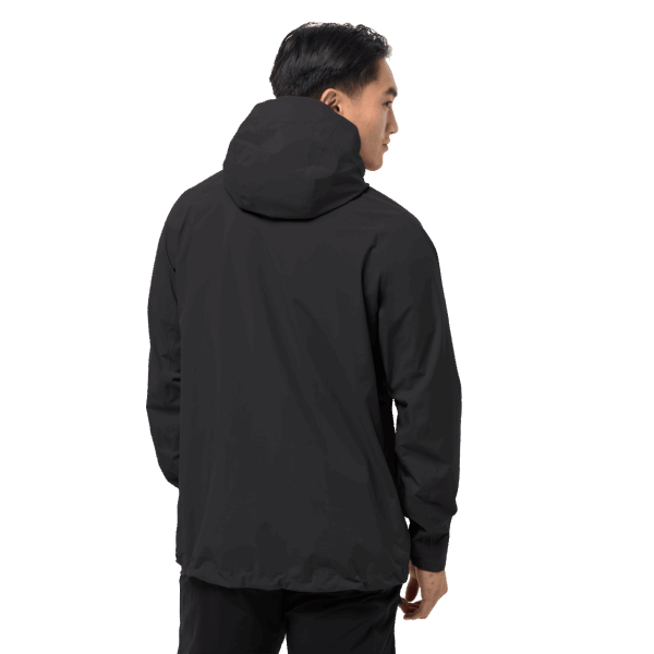 Collectie Heren Hoogste Piek Jas Jack Wolfskin Zwart