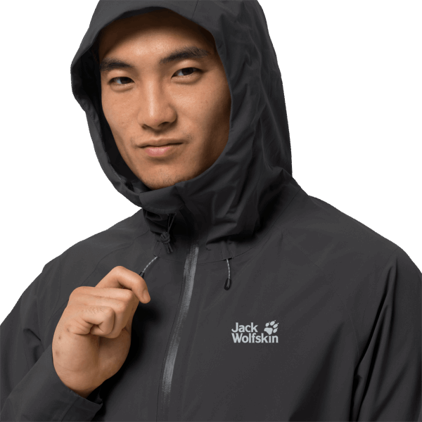Collectie Heren Hoogste Piek Jas Jack Wolfskin Zwart