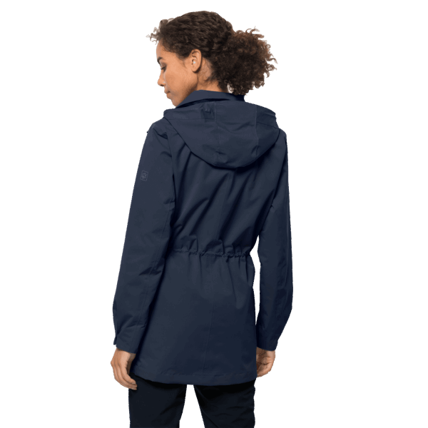 Jack Wolfskin Dakar Parka Voor Dames Nachtblauw Collecties