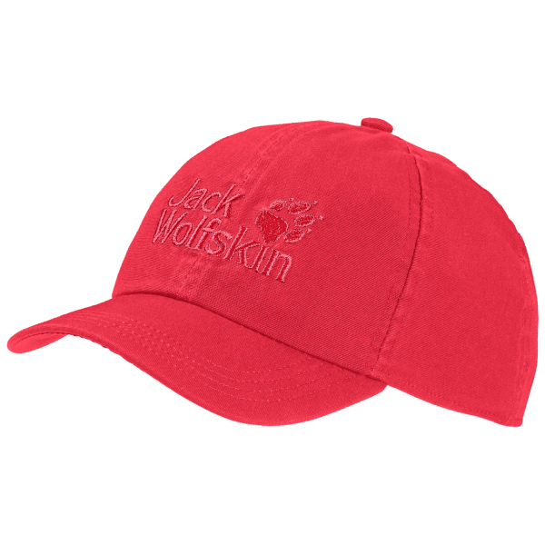 Jack Wolfskin Origin Kinder Baseballcap Tulp Rood