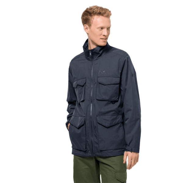 Heren Reisjack Aan Het Meer Jack Wolfskin Collectie Nachtblauw