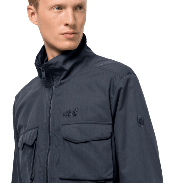 Heren Reisjack Aan Het Meer Jack Wolfskin Collectie Nachtblauw