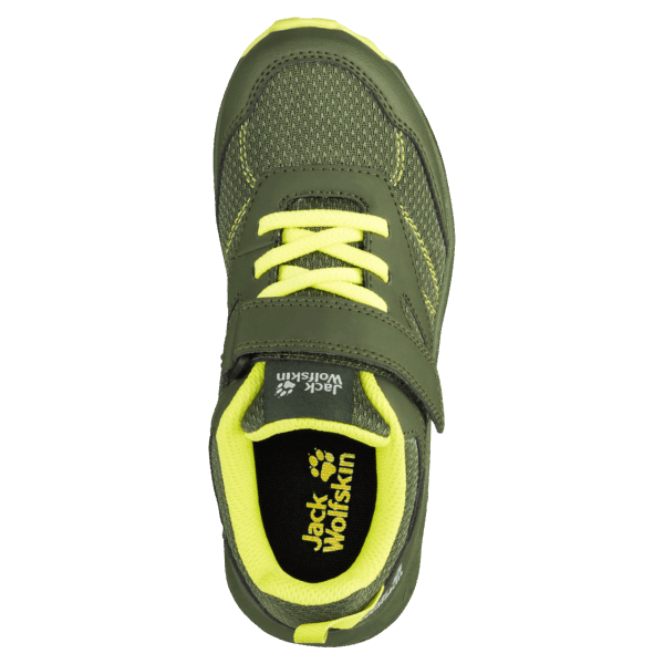 Green-lime Jack Wolfskin Kid's Woodland Low Vc Nieuw