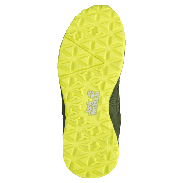 Green-lime Jack Wolfskin Kid's Woodland Low Vc Nieuw
