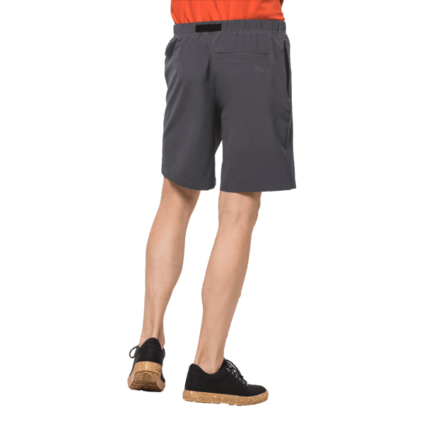 Heren Zomer Lifestyle Shorts Asfalt Originele Jack Wolfskin