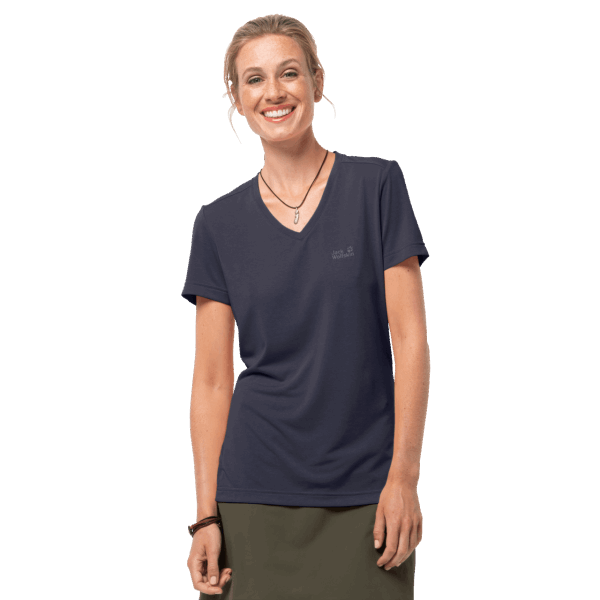 Grafiet Merk Jack Wolfskin Dames Crosstrail T