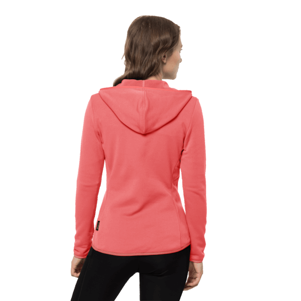 Dames Turbulence Fleece Desert Rose Jack Wolfskin Merk