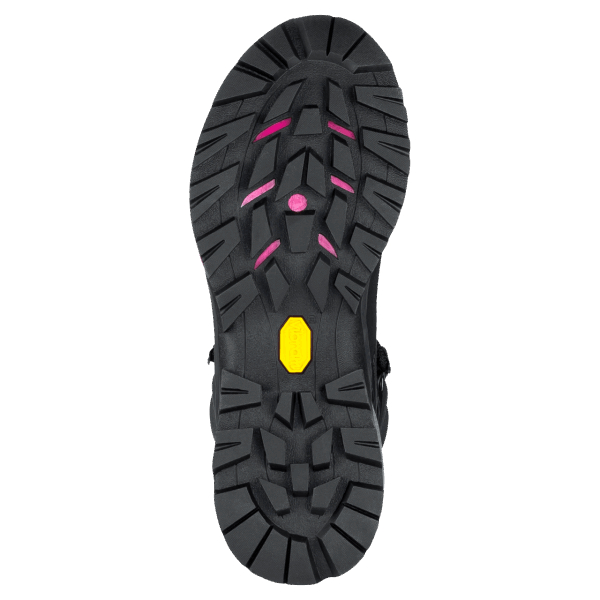 Dames Force Trekker Texapore Mid Zwart-roze Collectie Jack Wolfskin