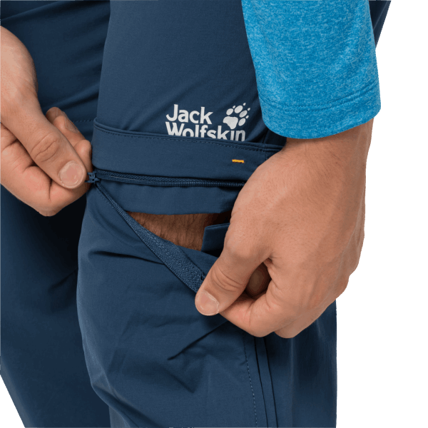 Origins Jack Wolfskin Overland Zip Away Donderblauw Voor Heren