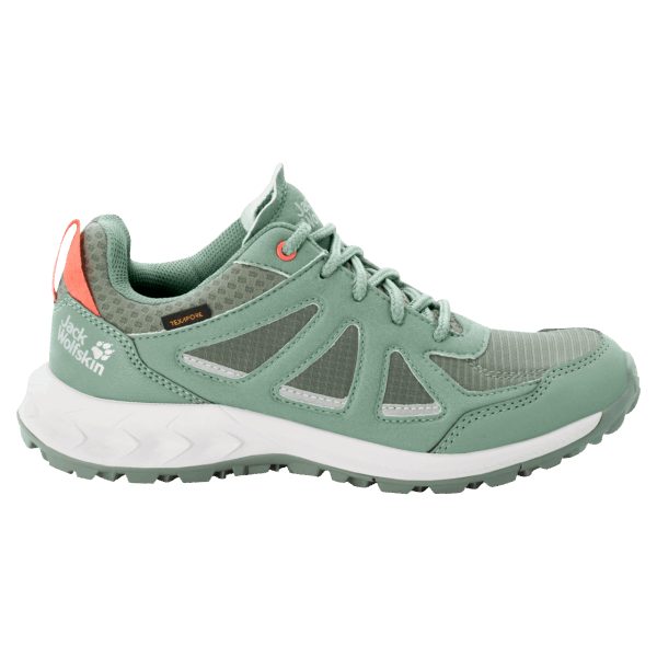 Herkomst Lichtgroen-wit Jack Wolfskin Dames Woodland 2 Texapore Laag