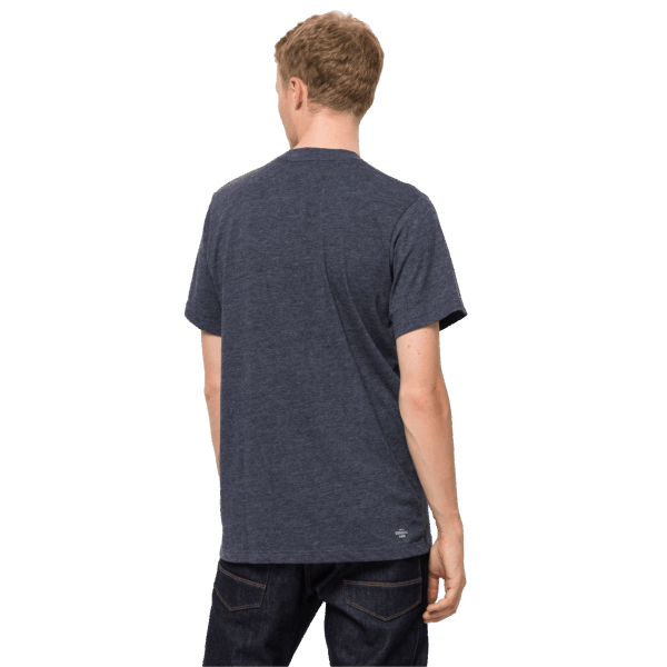 Nachtblauw Nieuw Heren Ocean Logo T Jack Wolfskin