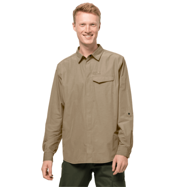 Sand Dune Jack Wolfskin Best Oprolbaar Herenoverhemd Aan Het Meer