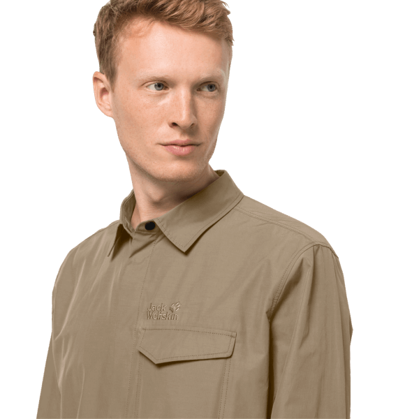 Sand Dune Jack Wolfskin Best Oprolbaar Herenoverhemd Aan Het Meer