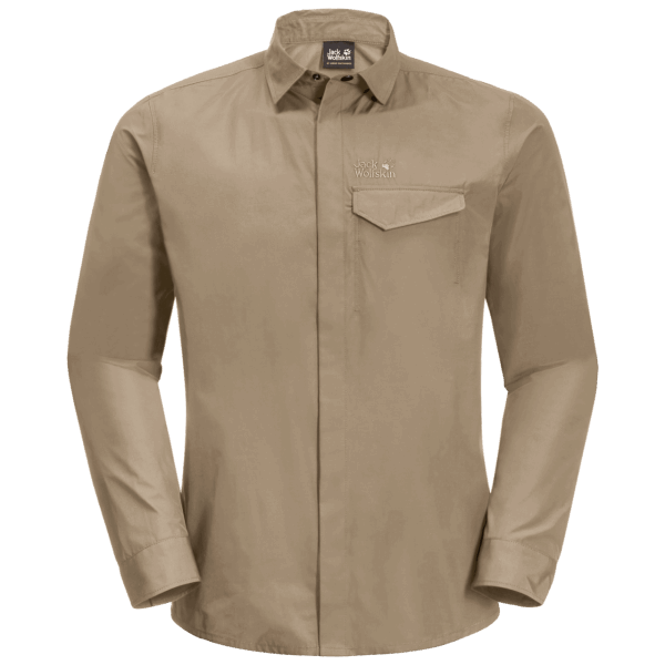 Sand Dune Jack Wolfskin Best Oprolbaar Herenoverhemd Aan Het Meer