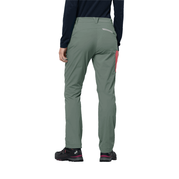 Nieuwe Hedge Green Dames Overlandbroek Jack Wolfskin