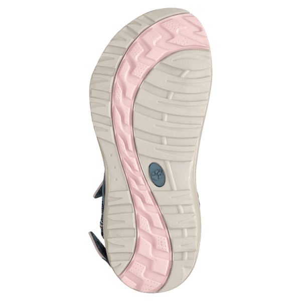 Jack Wolfskin Blauwgrijs-roze Merk Wave Breaker W