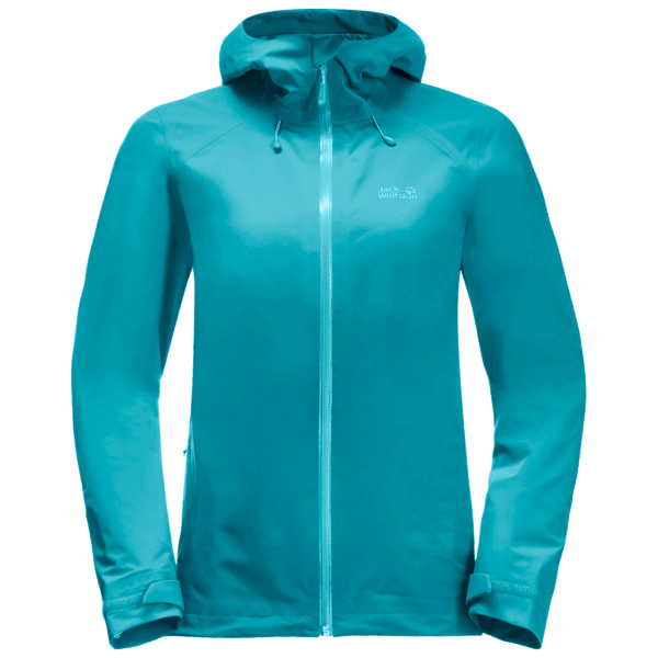 Damesjack Met Hoogste Klep Merken Jack Wolfskin Donkercyaan