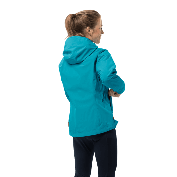 Damesjack Met Hoogste Klep Merken Jack Wolfskin Donkercyaan